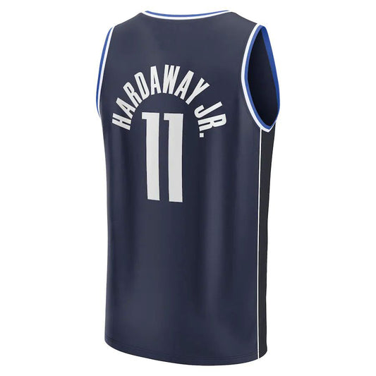 D.Mavericks #11 Tim Hardaway Jr Fanatics Branded 2022-23 Fast Break Replica Jersey Statement Edition Navy Stitched American Basketball Jersey