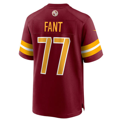 W.Commanders #77 George Fant Burgundy Team Game Stitched American Football Jerseys